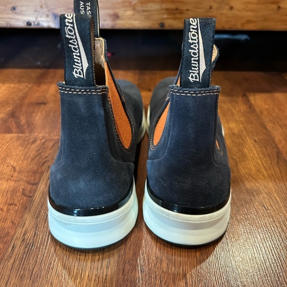 NEW Blundstone 2147 Chelsea Sneaker Boots Blue Suede Size 9.5 Womens 7.5 Mens - Picture 4 of 9